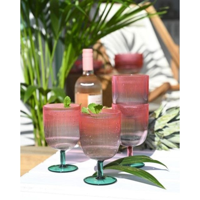 Navigate Summerhouse picnic wine tumblers set of 4 (British brand)