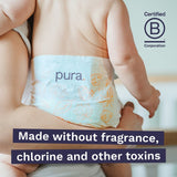 Pura Size 2 disposable nappies, imported from the UK