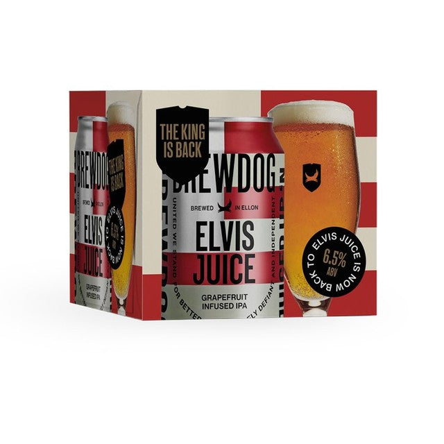 BrewDog Elvis Juice American IPA Beer 4 x 330ml - British product