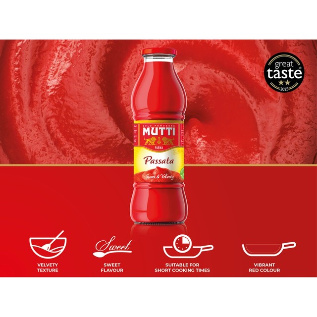 Mutti Classic Italian Tomato Passata - British product