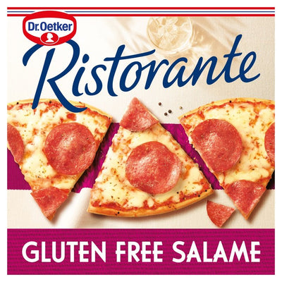 M&S Dr. Oetker Ristorante Gluten Free Salame Frozen Pizza 315g- Buy online at McGrocer