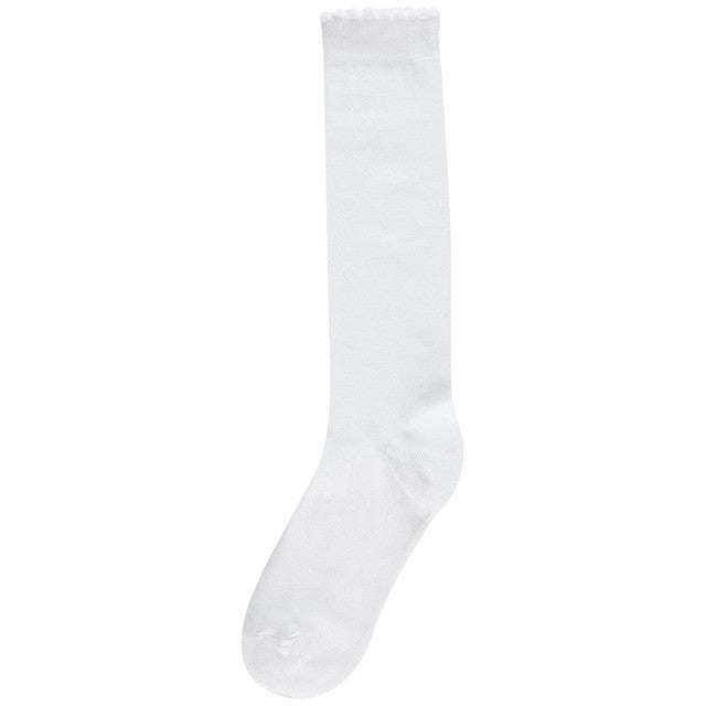 M&S girls knee high socks white shoe size 12.5-3.5, imported from the UK