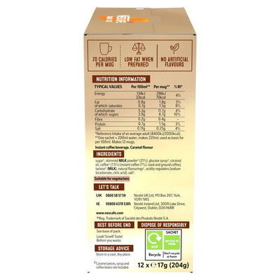 M&S Nescafe Caramel Latte Café Instant 12 sachets - Acheter en ligne sur McGrocer