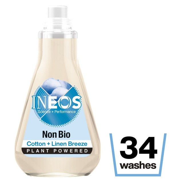 INEOS Non Bio Laundry Liquid Cotton + Linen Breeze 33 washes, UK version