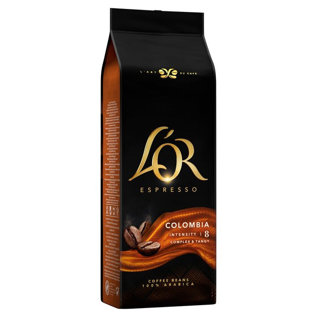 L'OR Colombia Intensity 8 Coffee Beans 500g, UK version