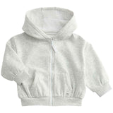 M&S Tommy Zip Up Hoodie Grey Marl 6-9 Months (British brand)