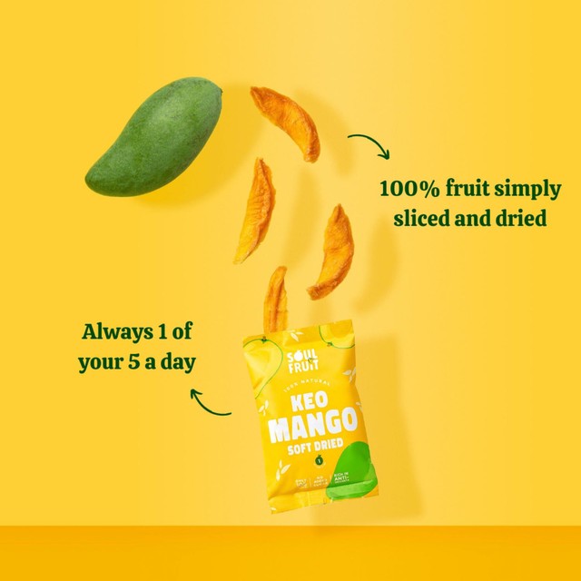 Soul Fruit Keo dried mango 30g packet (British brand)