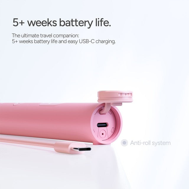 Ordo Sonic Lite Petal electric toothbrush, imported from the UK