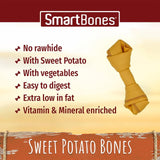 SmartBones Sweet Potato Dog Treats 158g (British brand)