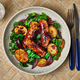 Jolly Hog Pork & Caramelised Onion Sausages 400g, UK version