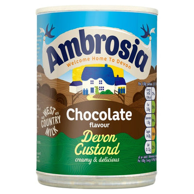 Ambrosia Vanillesauce mit Schokoladengeschmack, fertig zubereitet, 400g