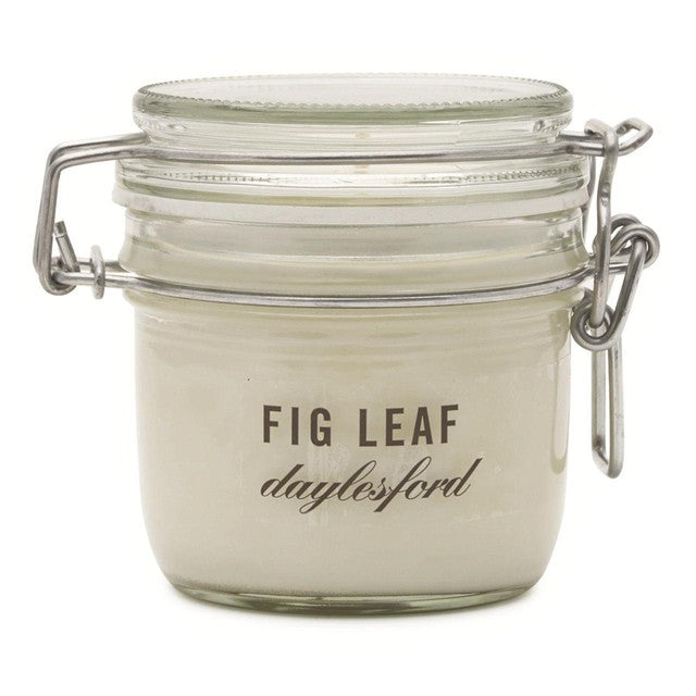 Daylesford Organic Fig Leaf scented candle Medium 180g - British product