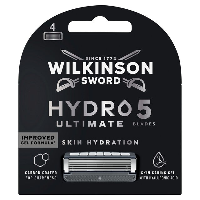 Wilkinson Sword Hydro 5 razor blades 4 pack (British brand)