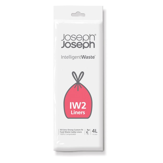 Joseph Joseph Biodegradable Food Waste Caddy Liners 4L, imported from the UK