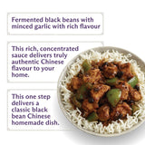 Lee Kum Kee black bean garlic stir-fry sauce 50g, UK version