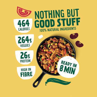 Plat préparé mexicain surgelé Lazy Vegan 400g