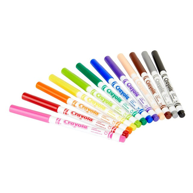 Crayola Bright Supertips marker pens 12 pack - British product