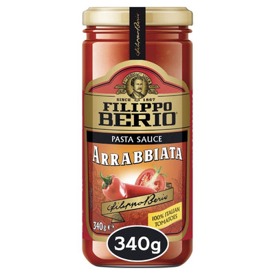 M&S Filippo Berio Arrabbiata Pasta Sauce Chilli Flavour 340g- Buy online at McGrocer