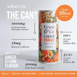 Grass & Co Liquid POWER nootropic drink, imported from the UK