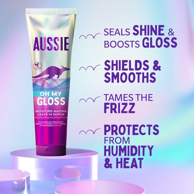 Aussie Oh My Gloss leave-in serum 160ml - British product