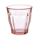 Duralex Picardie pink glass tumbler set 250ml - British product