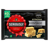 Seriously Strong Vintage Cheddar Cheese 300g (British brand)