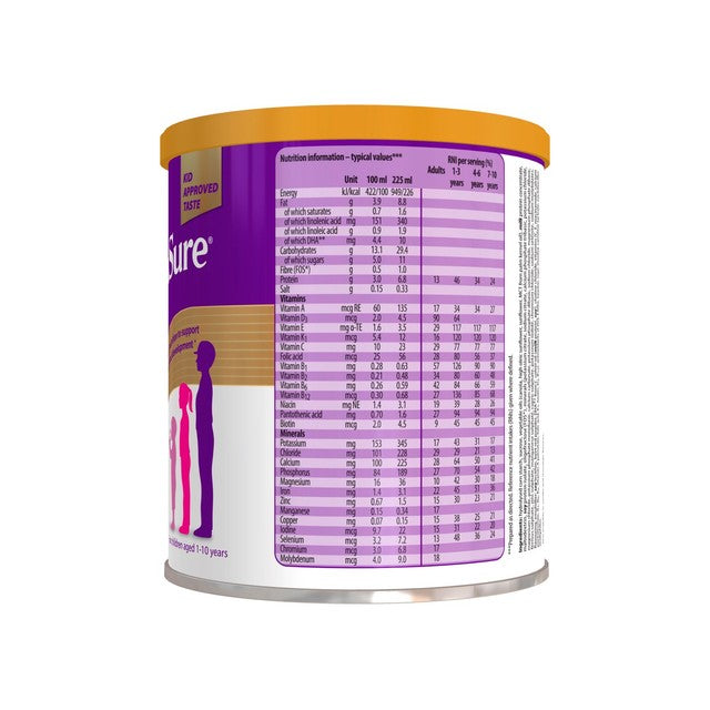 PaediaSure strawberry nutritional supplement powder 850g, imported from the UK