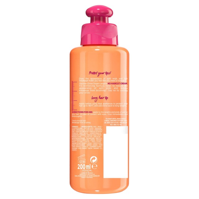 L'Oreal Paris Elvive Dream Lengths No Haircut Cream 200ml, UK version