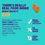 Edgard & Cooper turkey and chicken dog biscuits 400g - British product