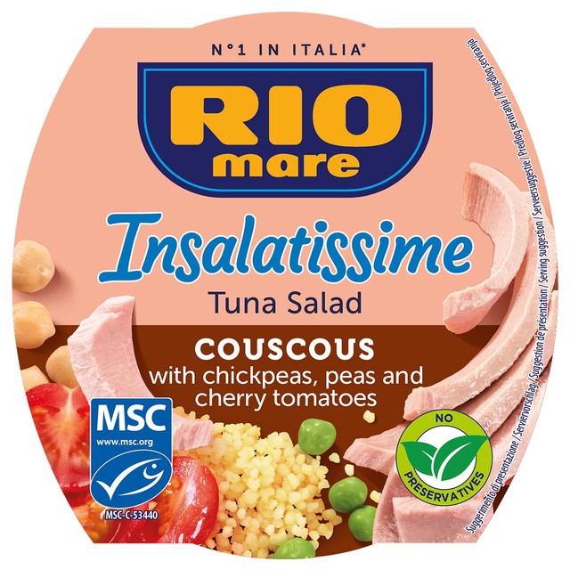 Rio Mare Tuna Cous Cous Salad 160g, imported from the UK