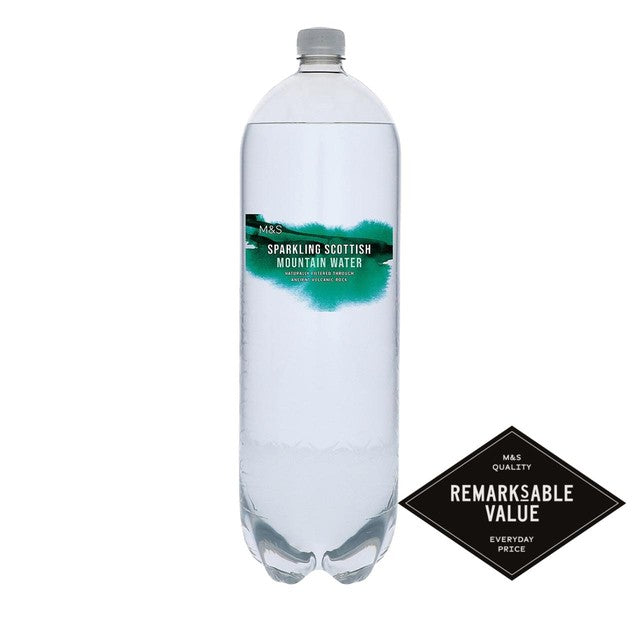 M&S Sparkling Scottish Mountain Water 2L, imported from the UK