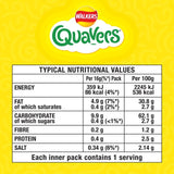 Walkers Quavers cheese flavour potato snacks multipack 20 x 16g (British brand)