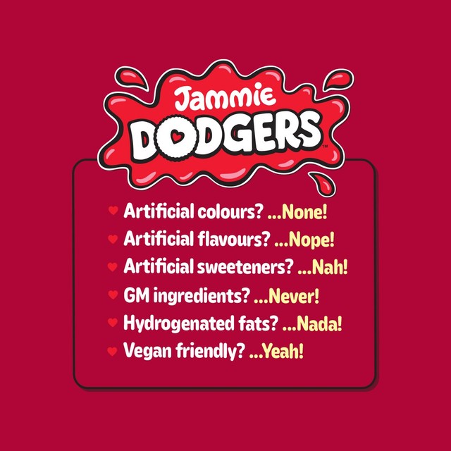 Jammie Dodgers Raspberry Shortcake Biscuits Minis 6 x 20g, UK version