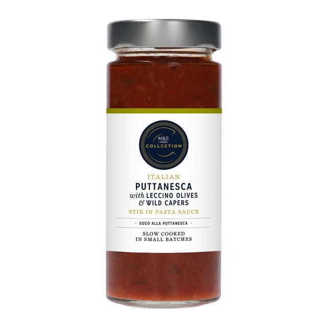 M&S Italian Puttanesca Pasta Sauce 280g, imported from the UK