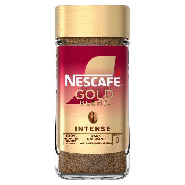 Nescafe Gold Blend Intense 190g instant coffee, imported from the UK
