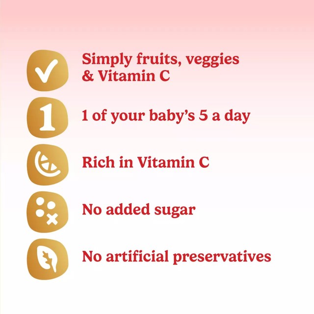 Cow & Gate apple mango orange carrot baby food pouch 100g - British product