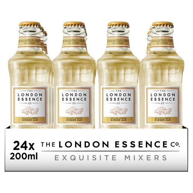 London Essence Co. Delicate Ginger Ale 24 x 200ml bottles, UK version