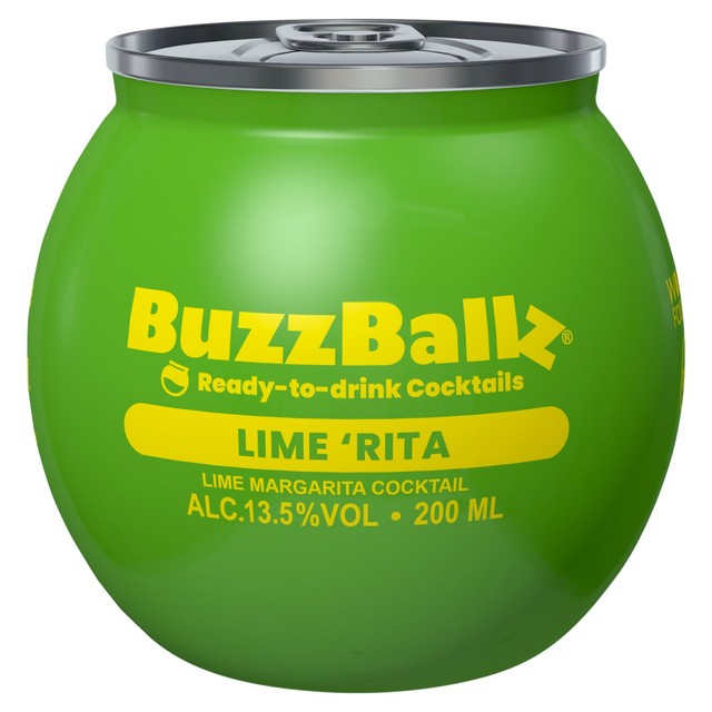 BuzzBallz Tequila 'Rita lime canned cocktail 200ml - British product