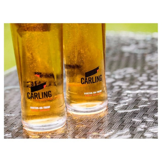 Carling Original Lager, bière blonde britannique, 4 x 440 ml, importée du Royaume-Uni