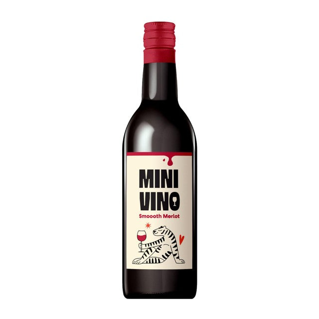 Minivino Merlot red wine 187ml, imported from the UK