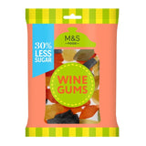 M&S 30% Reduced Sugar Wine Gums 175g, imported from the UK