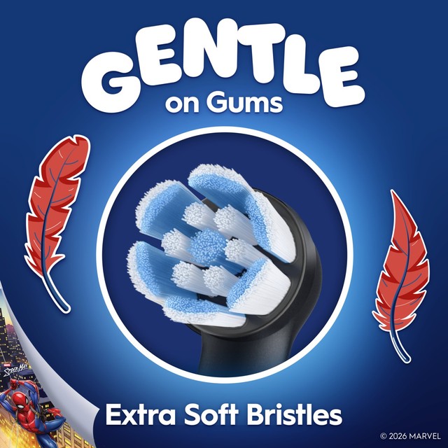 Oral-B Spiderman replacement toothbrush heads, UK version