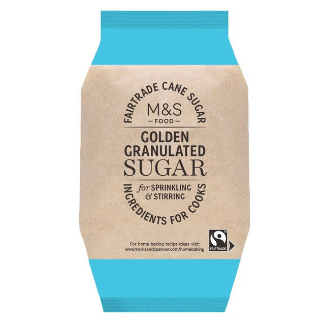 M&S golden granulated sugar 1kg, imported from the UK