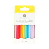 Talking Tables rainbow candles pack of 24, UK version