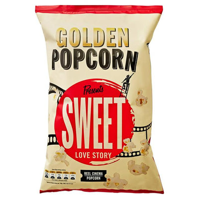 Sainsburys Golden Popcorn Presents Sweet Love Story Reel Cinema Popcorn 80g- Buy online at McGrocer