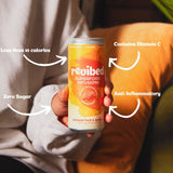 Revibed Immunity passionfruit and ginger sparkling water - British product