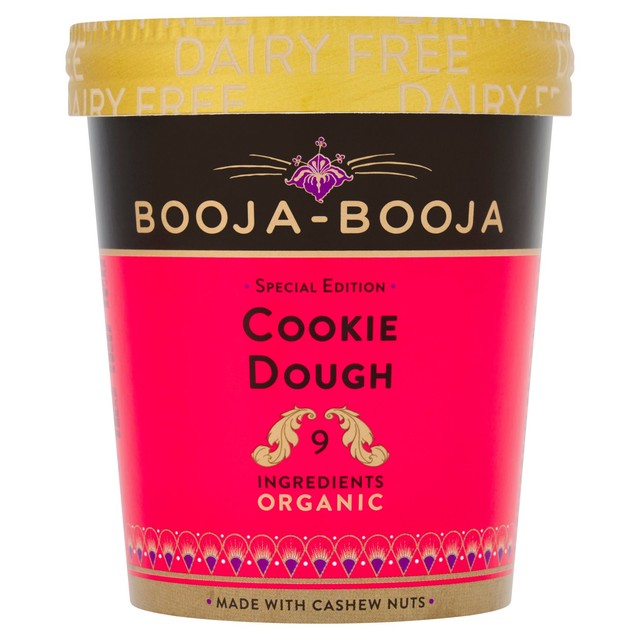 Booja-Booja Cookie Dough Dairy Free Ice Cream 465ml - British product