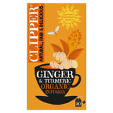 Clipper Ginger and Turmeric Herbal Tea Bags 20 Bags - British product