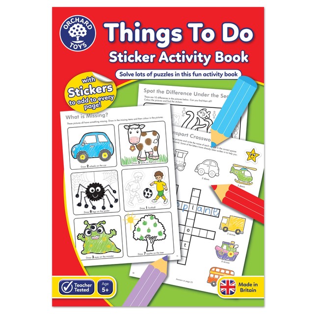 Orchard Toys activity book 297x210 mm, imported from the UK