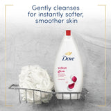 Dove Velvet Glow body wash 450ml - British product